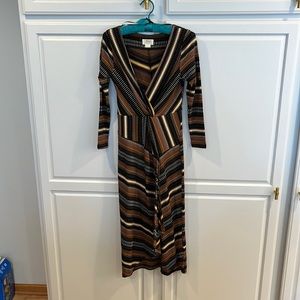 Dress, Maeve from Anthropologie. Very versatile with black, brown, cream, yellow